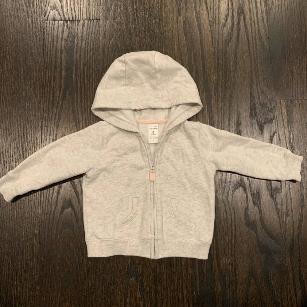 Carters zipper hoodie